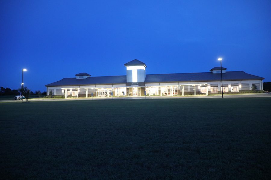 Mccoll site at night